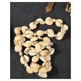 Lot of Assorted Beaded and Shell Jewelry and Accessories