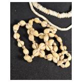 Lot of Assorted Beaded and Shell Jewelry and Accessories