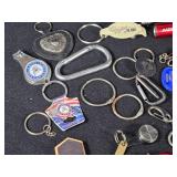 Lot of Keychains and Accessories Including Valleyfair, American Heart Association, and Ecuador Shoe Keychains