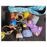 Lot of Keychains and Accessories Including Valleyfair, American Heart Association, and Ecuador Shoe Keychains