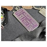 Lot of Keychains and Accessories Including Valleyfair, American Heart Association, and Ecuador Shoe Keychains