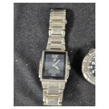 Lot of Watches and Accessories including Bulova, Majestron, and Keychain Watch - All untested