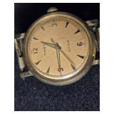 Timex Self-Wind Watch with Gold Tone Bezel - Untested