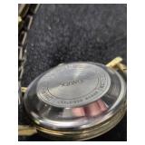 Timex Self-Wind Watch with Gold Tone Bezel - Untested