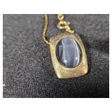 Lot of Jewelry Items Including Turquoise Ring, Necklace, and Brooch