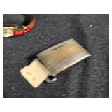 Assorted Jewelry and Accessories Lot including Hickok Sterling Silver Belt Buckle, Watch, and Pendant