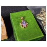 Assorted Jewelry and Accessories Lot including Hickok Sterling Silver Belt Buckle, Watch, and Pendant