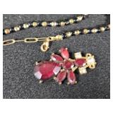 Assorted Jewelry and Accessories Lot including Hickok Sterling Silver Belt Buckle, Watch, and Pendant