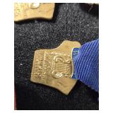 Collection of Vintage Wisconsin State Music Association Medals and Pins Including MHS Latin Medal 1960