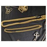 Necklaces Including Dog and Fleur-de-lis and Jaguar