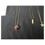 Necklaces: Heart, Star, Butterfly