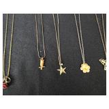 Necklaces: Heart, Star, Butterfly