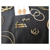 Huge Lot of Earrings Including Hoop Earrings