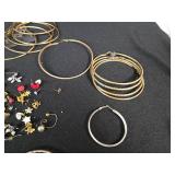 Huge Lot of Earrings Including Hoop Earrings