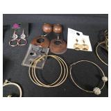 Huge Lot of Earrings Including Hoop Earrings