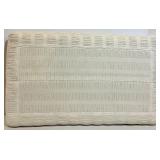 Foam Pillow with Cream Pleated Cover