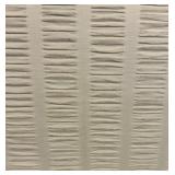 Foam Pillow with Cream Pleated Cover