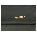 Trumi Canvas Backpack Purse - Black with Gold-Tone Hardware