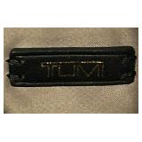 Trumi Canvas Backpack Purse - Black with Gold-Tone Hardware