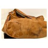 Tumi Backpack Brown Leather - Front Pockets & APW Patch