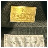 De Vecchi Leather Handbag - Made in Italy - Black Crossbody with Braided Strap