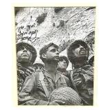 Framed Photographs - 2-Piece Set: Black & White War Photo & 3-Photo Landscape Collage