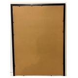 Framed 20-Panel Colorful Typography Collage Artwork