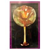 Framed Tiffany Poster - The Treasures of Tiffany Exhibit 1982 Chicago Tribune Presents