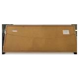 Framed City Skyline Panorama at Sunset & Stadium - Wall Art