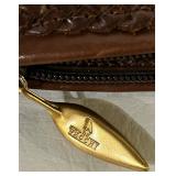 De Vecchi by Hamilton Hodge Woven Leather Shoulder Bag - Made in Italy