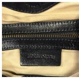 Alexis Hudson Convertible Leather Bag - Expansion Zipper, Dark Purple/Black