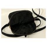 Marc by Marc Jacobs Leather Crossbody Bag Black & Gold Bird Clasp