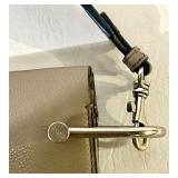 OROTON Taupe Pebbled Leather Bag with Strap