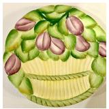 Made in Italy 8in Ceramic Fruit Plates - Set of 4
