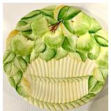 Made in Italy 8in Ceramic Fruit Plates - Set of 4