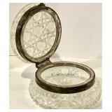 Oleg Cassini Candle Holders - Crystal Glass Set of 4