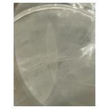 Oleg Cassini Candle Holders - Crystal Glass Set of 4