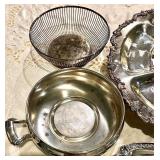 Vintage Silver Plate Serving Set - Rococo Trays, Bowls & Compotes & Stand