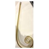 Glass Rods for a Chandelier - Amber Curved Tubes & Spiral Ends