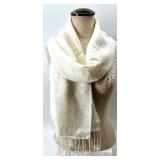 Scarves - White, Plaid & Black (Lot of 3)