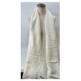 Scarves - White, Plaid & Black (Lot of 3)