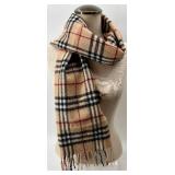 Scarves - White, Plaid & Black (Lot of 3)