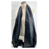 Scarves - White, Plaid & Black (Lot of 3)