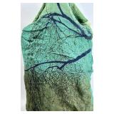 Ultimo Scarf - Beige Knit Scarf & Green Gradient Scarf & Dark Gray/Green Wrap