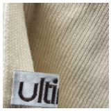 Ultimo Scarf - Beige Knit Scarf & Green Gradient Scarf & Dark Gray/Green Wrap