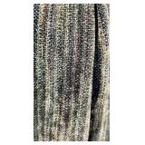 Emerald Green Scarf with Fringe & Brown Scarf