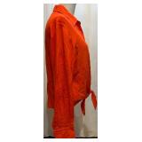 Turquoise Embroidered Blouse, ATM Tank Top & Trina Turk Silk Button-Down