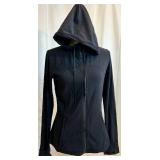 Lululemon Neon Lime Tank Top - Black Zip Hoodie - Grey Tee - Black Pants - Aviator Nation Red yoga pants