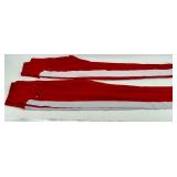 Lululemon Neon Lime Tank Top - Black Zip Hoodie - Grey Tee - Black Pants - Aviator Nation Red yoga pants