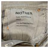Mother Staycation Hawaiian Shirt & The Maverick Fray Jeans